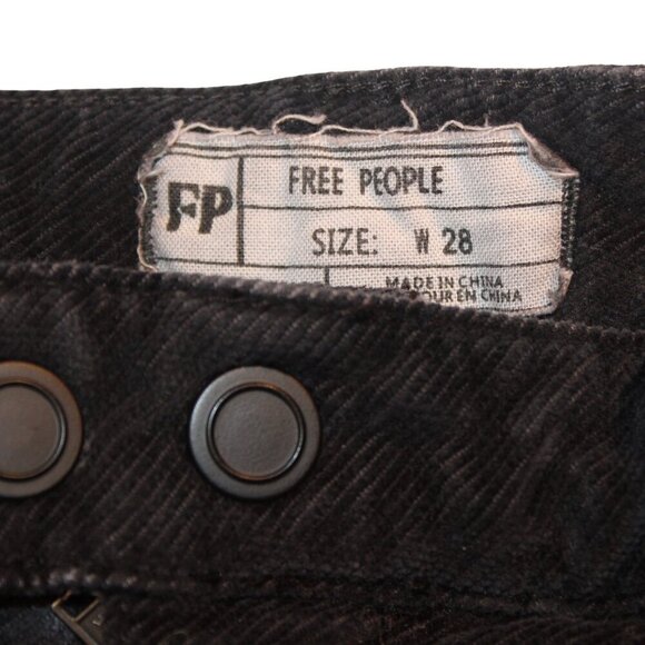 Free People Women's Jeans Size 28 – Boho Style with a Flattering Fit - Picture 6 of 7